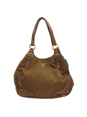 Prada Logo Tote Bag Nylon